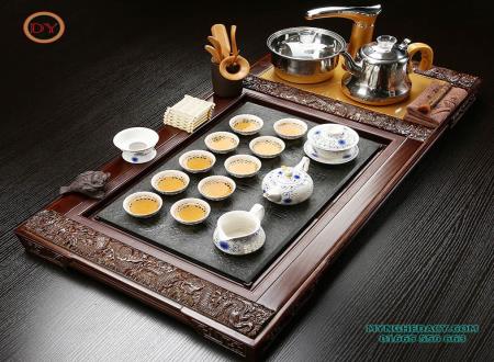 Bộ bàn trà điện Tam Long