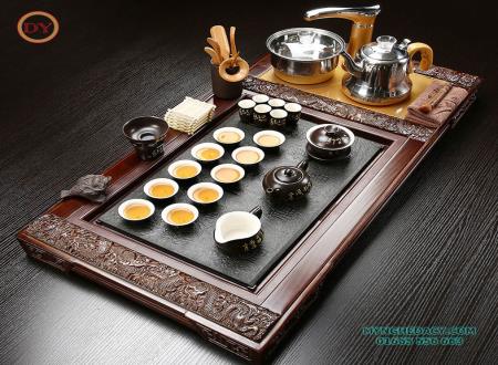 Bộ bàn trà điện Tam Long