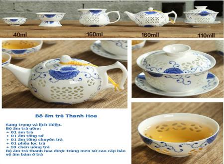 Bộ bàn trà điện Song Ngư